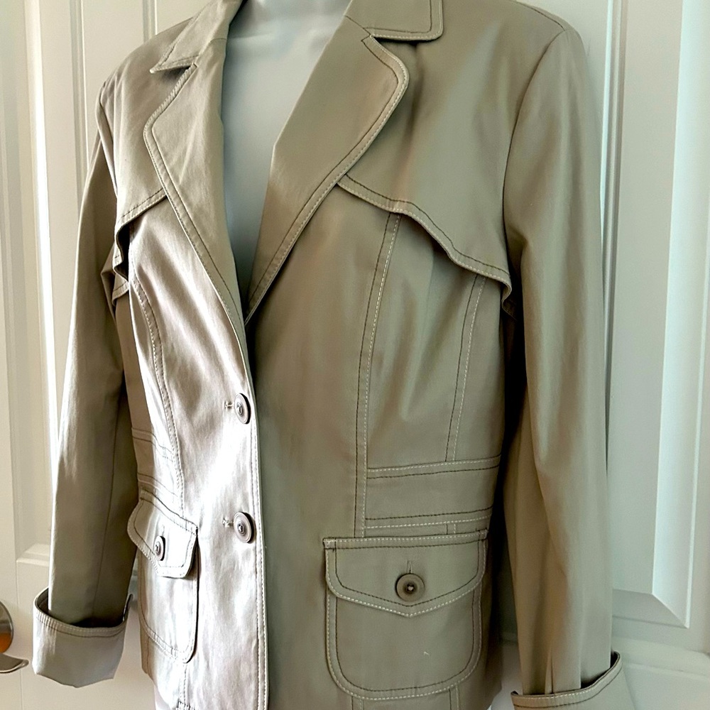 Conrad C Women's Stylish Chic Beige Jacket Blazer 10 - Picture 2 of 10